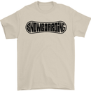 Snowboarding Snow Board Snowboarder Mens T-Shirt 100% Cotton Sand