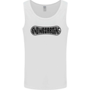 Snowboarding Snow Board Snowboarder Mens Vest Tank Top White