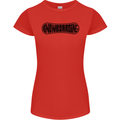 Snowboarding Snow Board Snowboarder Womens Petite Cut T-Shirt Red