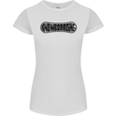 Snowboarding Snow Board Snowboarder Womens Petite Cut T-Shirt White