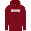 Snowboarding Snow Board Winter Sports Childrens Kids Hoodie Red