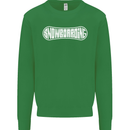 Snowboarding Snow Board Winter Sports Kids Sweatshirt Jumper Irish Green