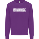 Snowboarding Snow Board Winter Sports Kids Sweatshirt Jumper Purple