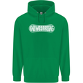 Snowboarding Snow Board Winter Sports Mens 80% Cotton Hoodie Irish Green