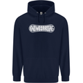 Snowboarding Snow Board Winter Sports Mens 80% Cotton Hoodie Navy Blue