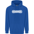 Snowboarding Snow Board Winter Sports Mens 80% Cotton Hoodie Royal Blue