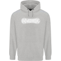 Snowboarding Snow Board Winter Sports Mens 80% Cotton Hoodie Sports Grey