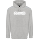 Snowboarding Snow Board Winter Sports Mens 80% Cotton Hoodie Sports Grey