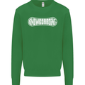 Snowboarding Snow Board Winter Sports Mens Sweatshirt Jumper Irish Green