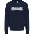 Snowboarding Snow Board Winter Sports Mens Sweatshirt Jumper Navy Blue