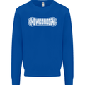 Snowboarding Snow Board Winter Sports Mens Sweatshirt Jumper Royal Blue