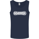Snowboarding Snow Board Winter Sports Mens Vest Tank Top Navy Blue