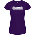 Snowboarding Snow Board Winter Sports Womens Petite Cut T-Shirt Purple