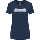 Snowboarding Snow Board Winter Sports Womens Wider Cut T-Shirt Navy Blue