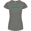 Snowboarding Snow Board Womens Petite Cut T-Shirt Charcoal