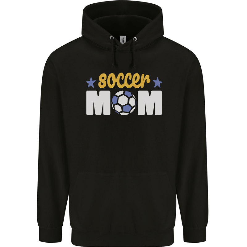 Soccer Mum Mom Childrens Kids Hoodie Black