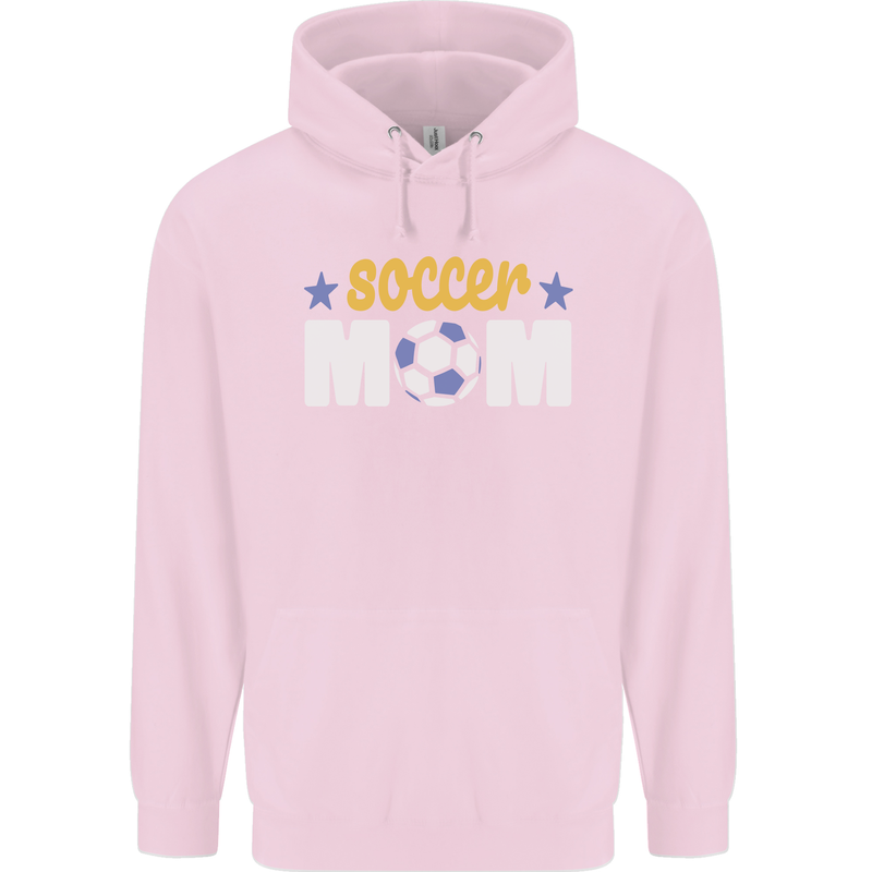 Soccer Mum Mom Childrens Kids Hoodie Light Pink