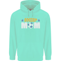 Soccer Mum Mom Childrens Kids Hoodie Peppermint