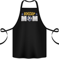 Soccer Mum Mom Cotton Apron 100% Organic Black