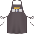 Soccer Mum Mom Cotton Apron 100% Organic Dark Grey