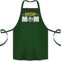 Soccer Mum Mom Cotton Apron 100% Organic Forest Green