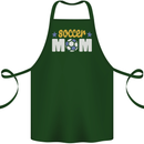 Soccer Mum Mom Cotton Apron 100% Organic Forest Green