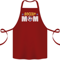 Soccer Mum Mom Cotton Apron 100% Organic Maroon