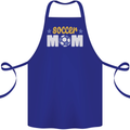 Soccer Mum Mom Cotton Apron 100% Organic Royal Blue