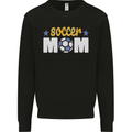 Soccer Mum Mom Kids Sweatshirt Jumper Black