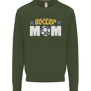 Soccer Mum Mom Kids Sweatshirt Jumper Forest Green