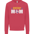 Soccer Mum Mom Kids Sweatshirt Jumper Heliconia