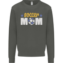 Soccer Mum Mom Kids Sweatshirt Jumper Storm Grey