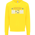 Soccer Mum Mom Kids Sweatshirt Jumper Yellow