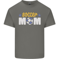 Soccer Mum Mom Kids T-Shirt Childrens Charcoal