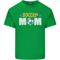 Soccer Mum Mom Kids T-Shirt Childrens Irish Green