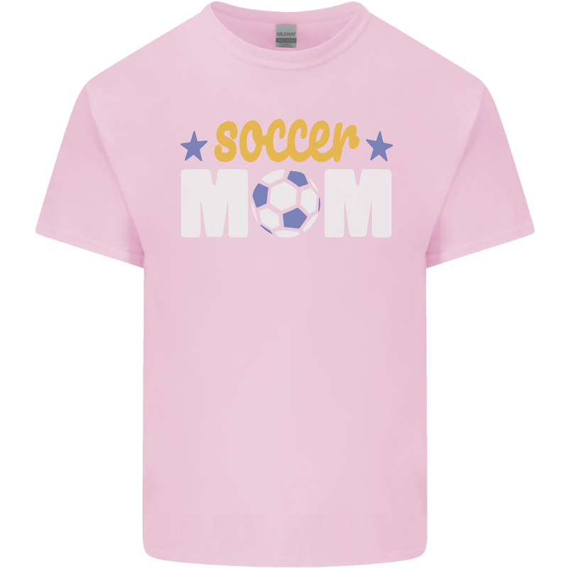 Soccer Mum Mom Kids T-Shirt Childrens Light Pink