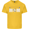 Soccer Mum Mom Kids T-Shirt Childrens Yellow