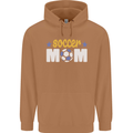 Soccer Mum Mom Mens 80% Cotton Hoodie Caramel Latte