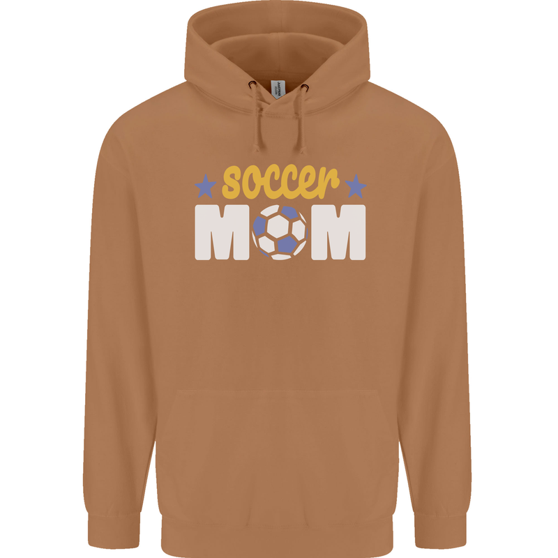 Soccer Mum Mom Mens 80% Cotton Hoodie Caramel Latte