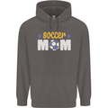 Soccer Mum Mom Mens 80% Cotton Hoodie Charcoal