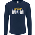 Soccer Mum Mom Mens Long Sleeve T-Shirt Navy Blue