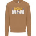 Soccer Mum Mom Mens Sweatshirt Jumper Caramel Latte