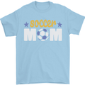 Soccer Mum Mom Mens T-Shirt 100% Cotton Light Blue