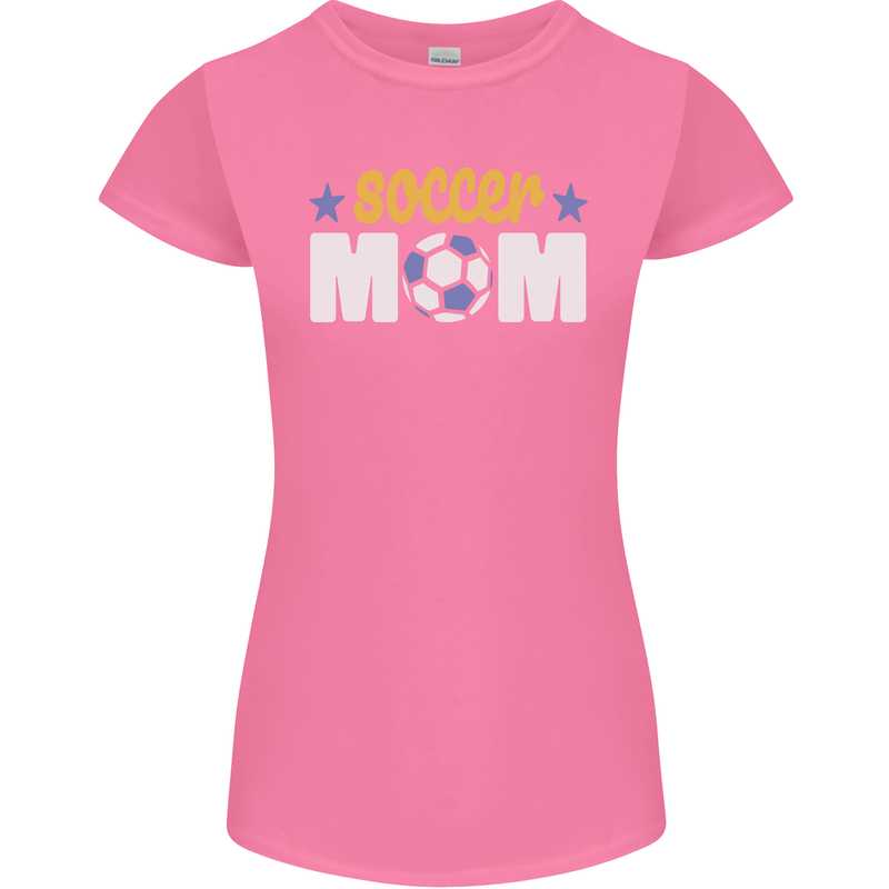 Soccer Mum Mom Womens Petite Cut T-Shirt Azalea