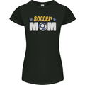 Soccer Mum Mom Womens Petite Cut T-Shirt Black