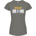 Soccer Mum Mom Womens Petite Cut T-Shirt Charcoal