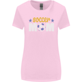 Soccer Mum Mom Womens Wider Cut T-Shirt Light Pink