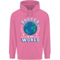 Soccer is My World Football Mens 80% Cotton Hoodie Azelea