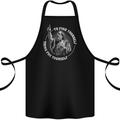 Socrates Wisdom Quote Think For Yourself Cotton Apron 100% Organic Black