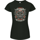 Sons of Arthrose Funny Biker Motorbike Motorcycle Womens Petite Cut T-Shirt Black